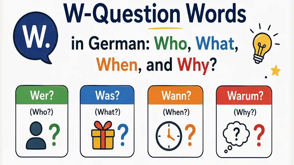 W-Question Words in German