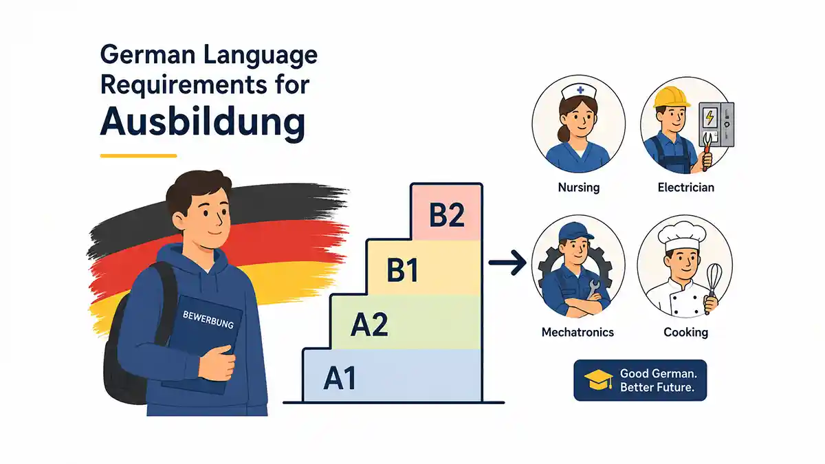 Language levels Ausbildung