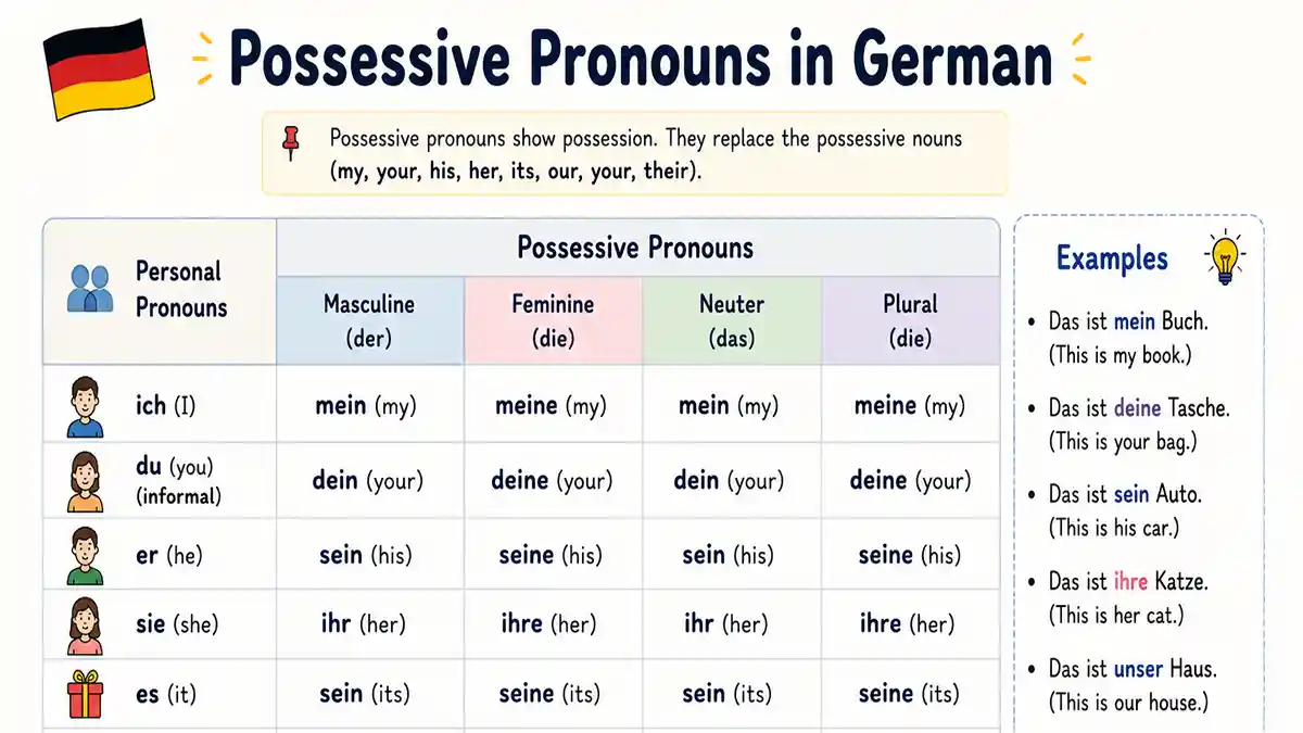 Possessivpronomen A1.1