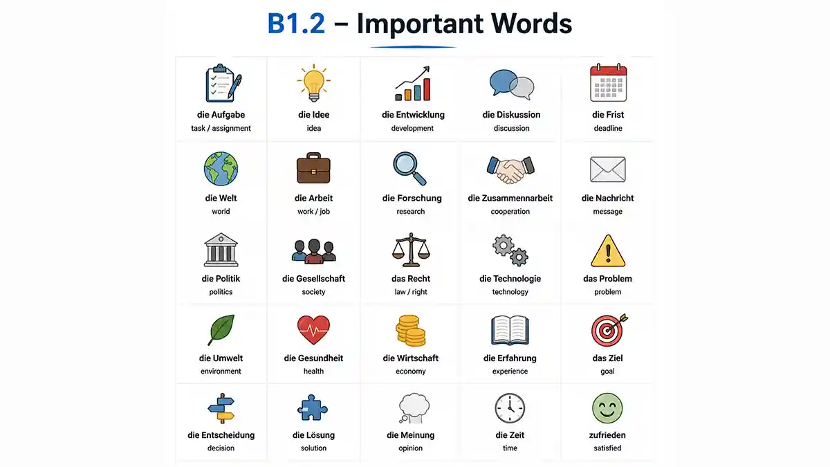Key Vocabulary B1.2