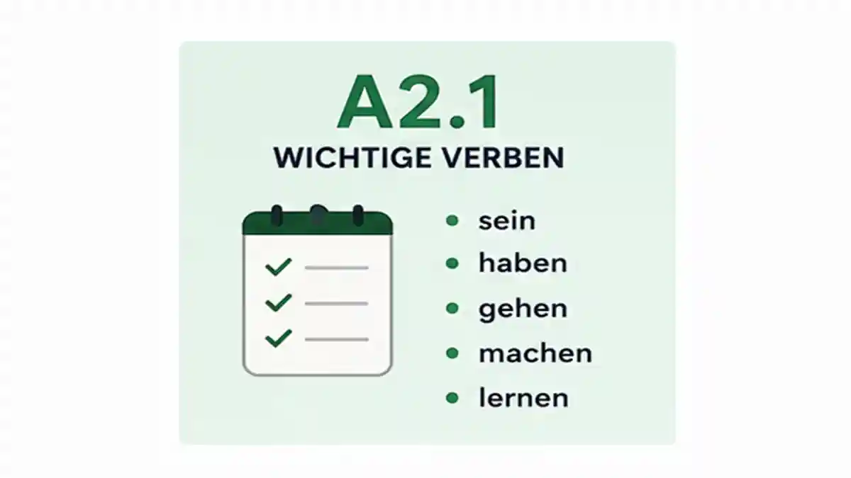 Important Verbs A2.1