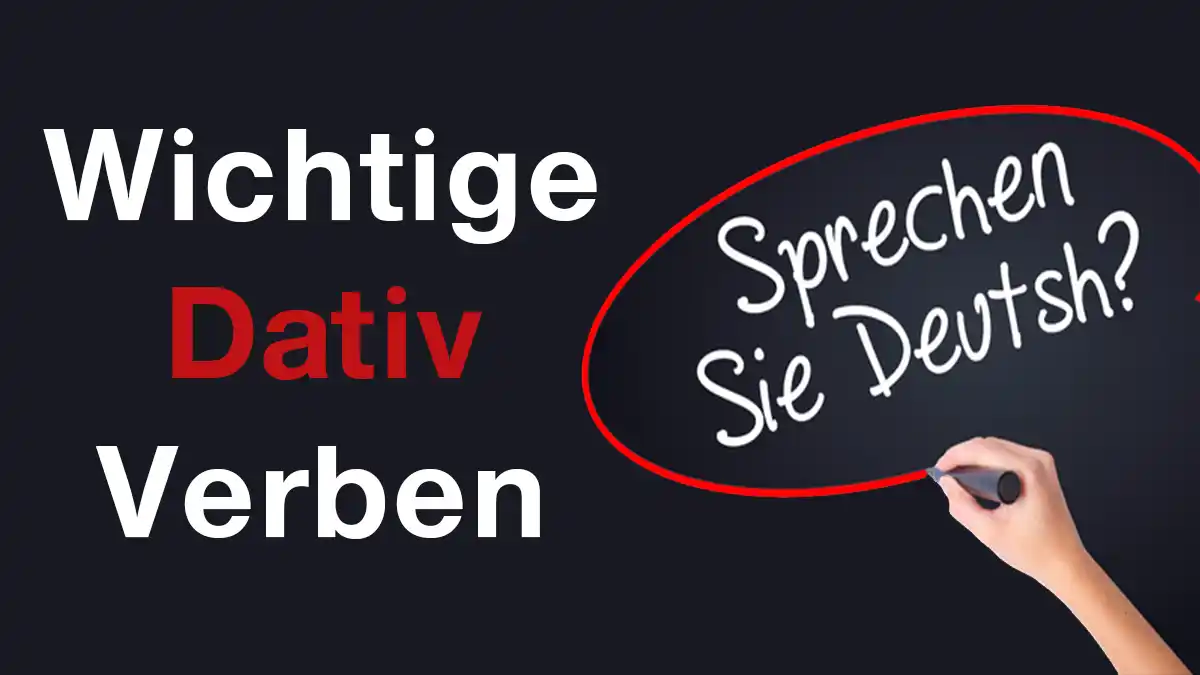 German Dativ verbs
